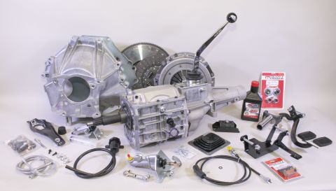 Package, T-5 Front shift five speed, Ford Street Rod, SBF